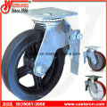 8 Inch Standard Top Plate Scaffold Caster with Rubber Wheel